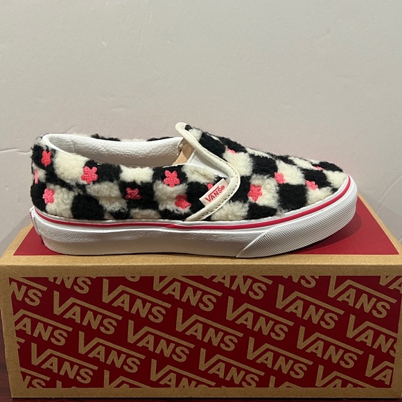 Vans, Classic Slip On, VN0A5KXM8CE, Sherpa Checkerboard - Picture 3 of 13
